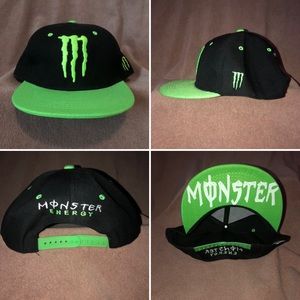 Monster Energy Drink Snapback Hat 